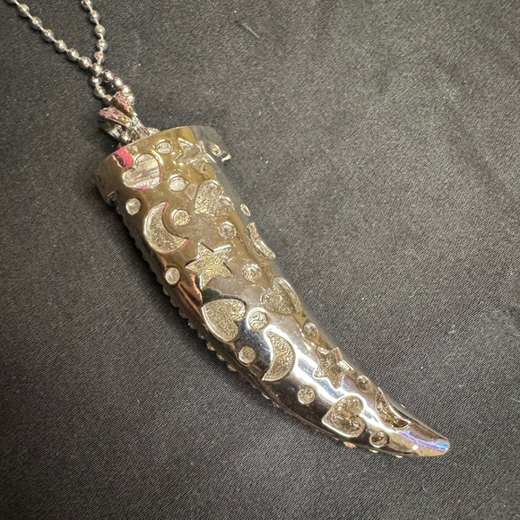 Rhinestone Necklace Pink - Picture 4 of 6